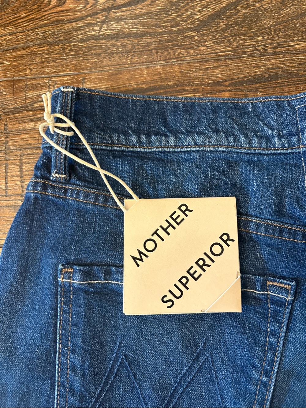 Mother Superior The Delinquent Ankle Jeans Women 28 NWT Wide Leg Made In Shade - Picture 7 of 14